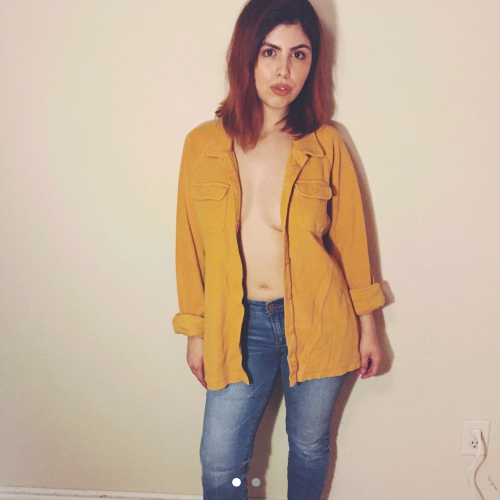 CORDUROY BUTTON TOP
